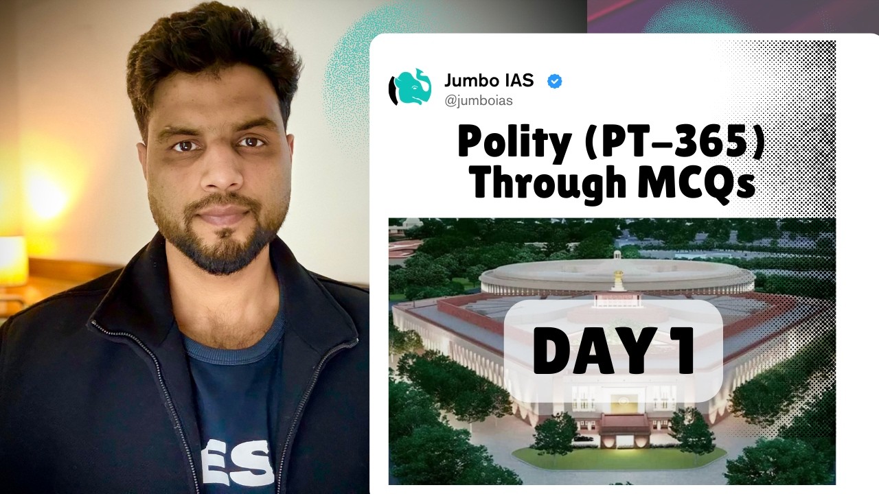 Complete UPSC Current Affairs for Polity via MCQs | Day 1