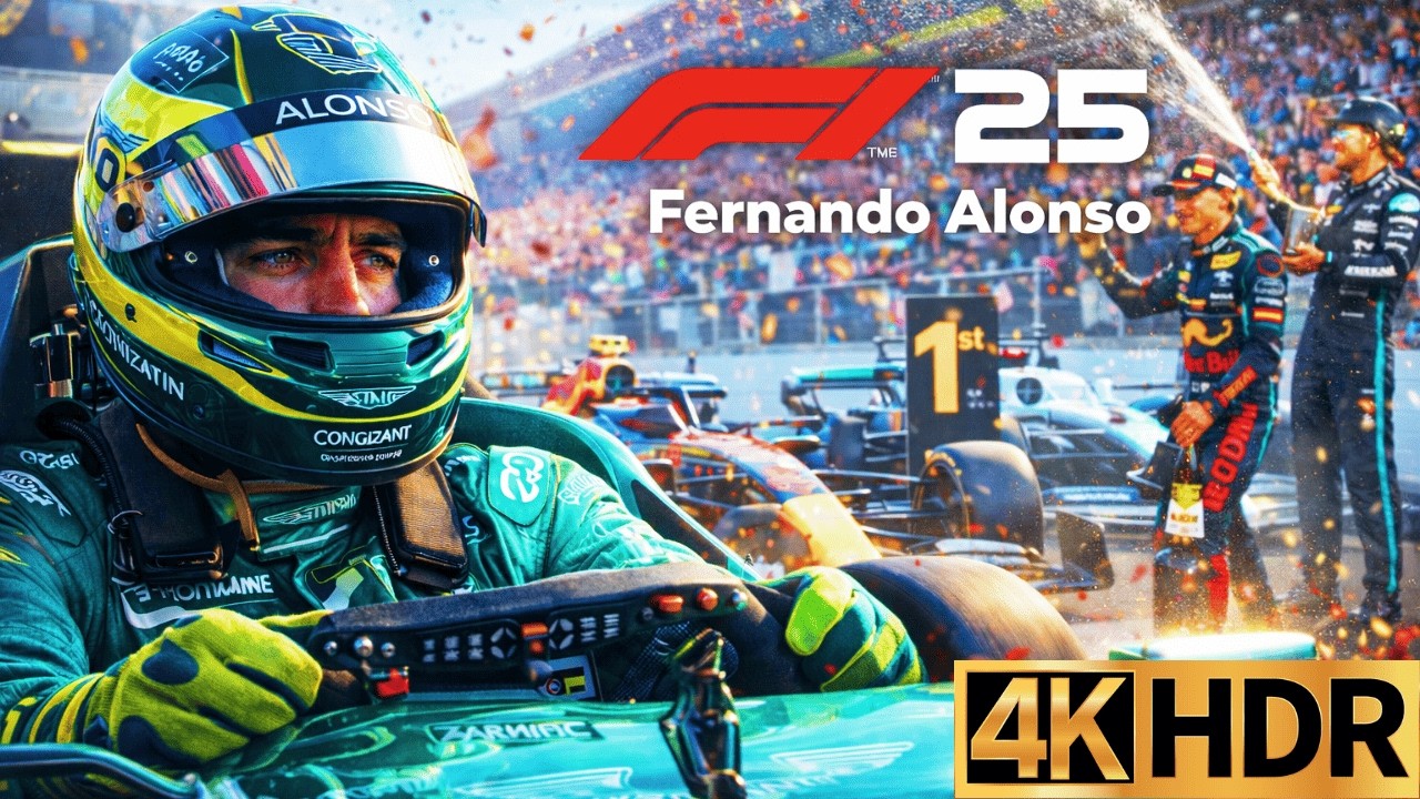Alonso Is On The Podium! 🥈| Australia F1 25 Ultra Realistic Gameplay | 4K 60