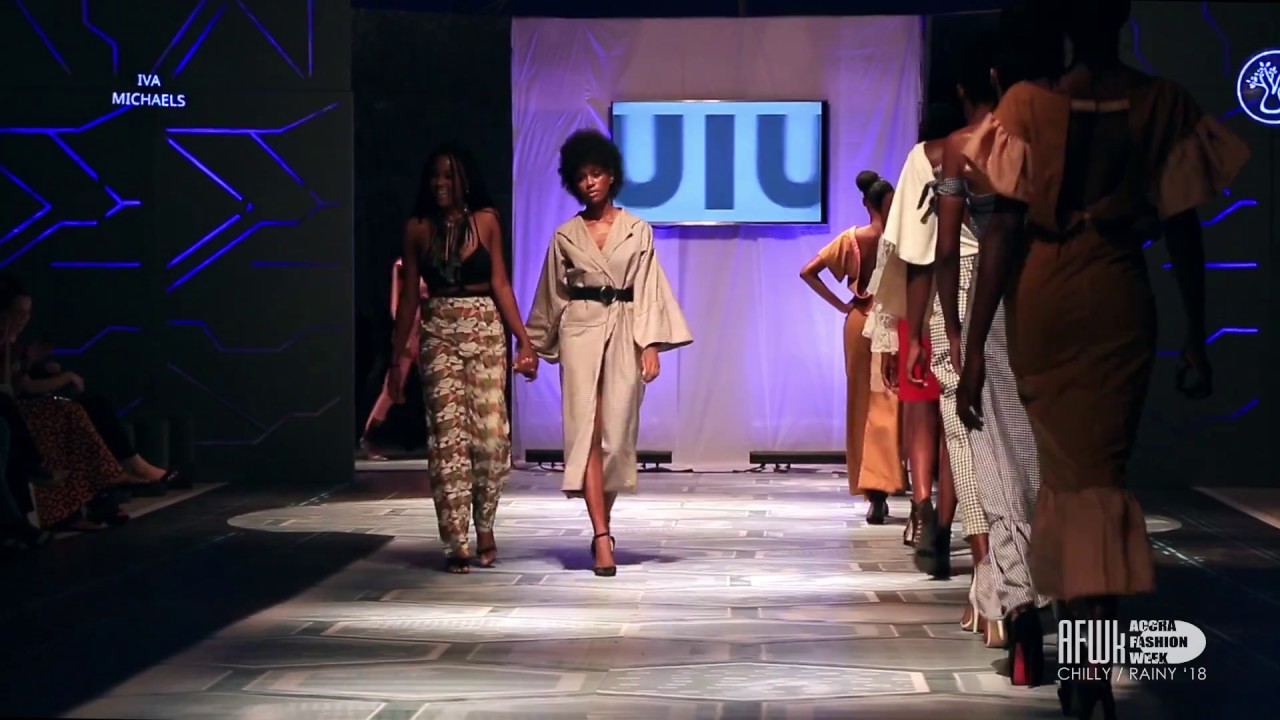 Iva Michaels (Ghana) @ Accra Fashion Week Chilly Rainy 2018