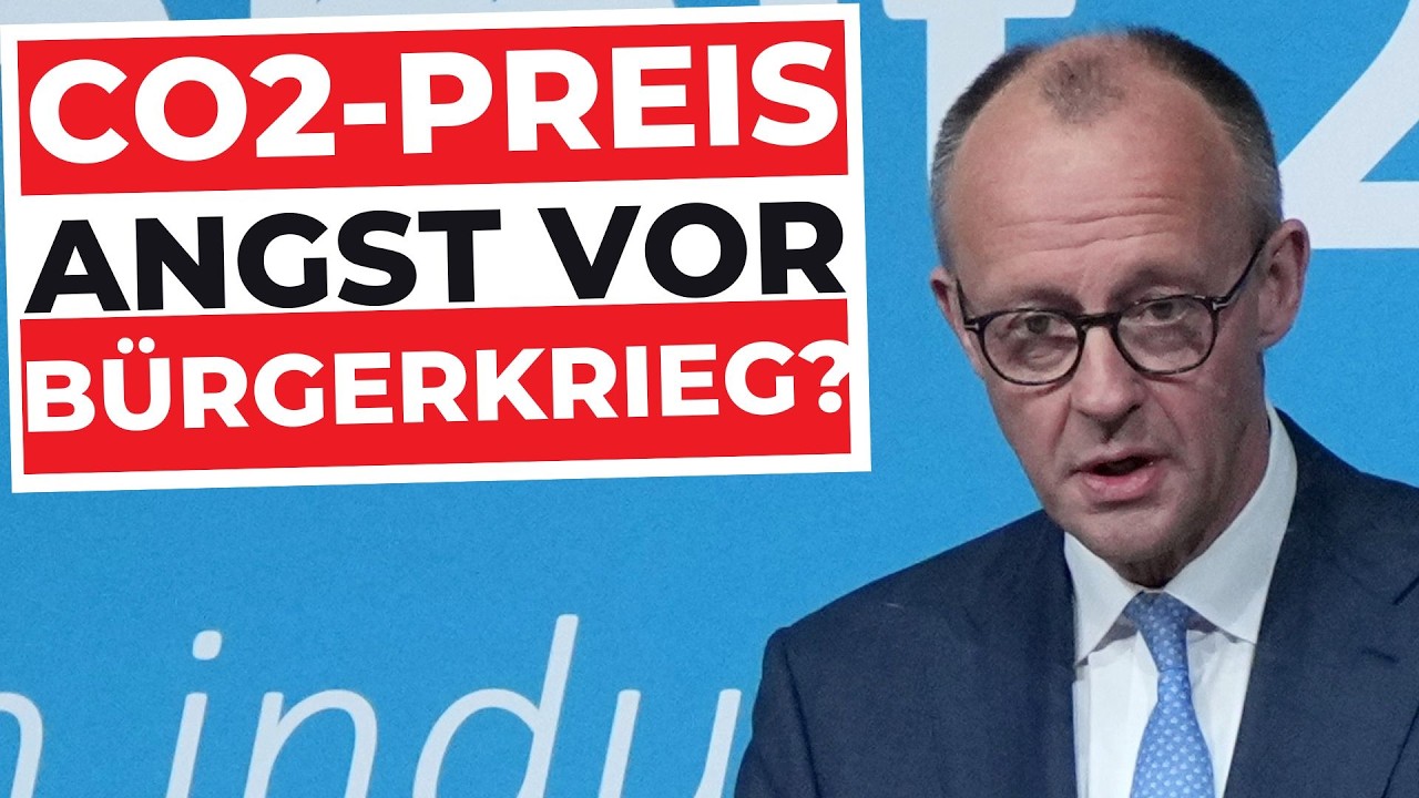 MERZ IN PANIK: Bürgerkrieg 2027 unvermeidbar? (CO2-Zertifikate-Handel stoppen?)