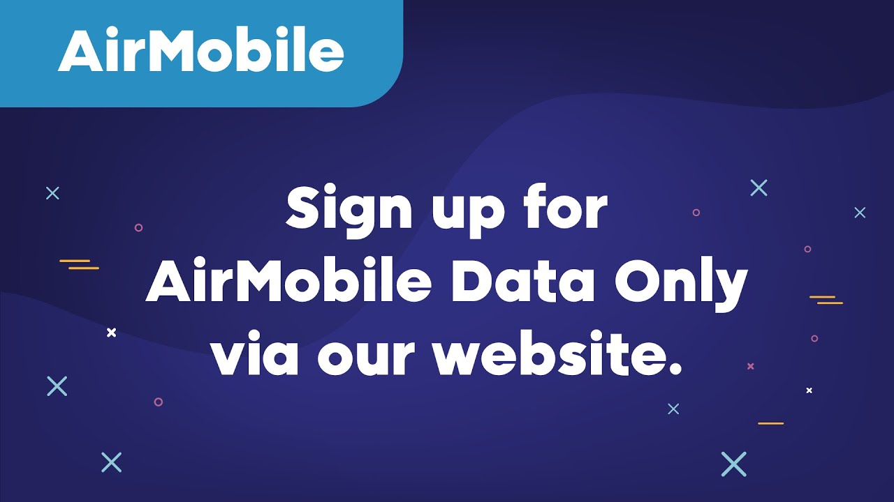 How to sign up for AirMobile Data Only package via Afrihost com website.