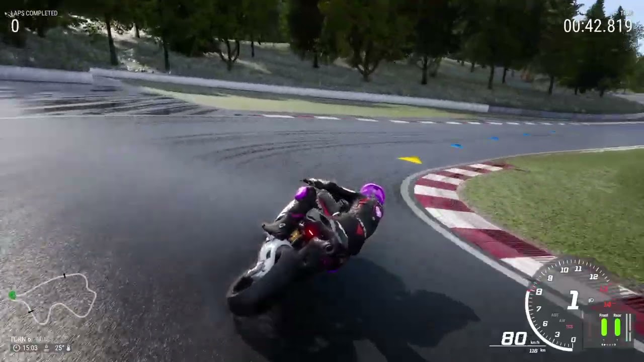 Ride 4: Canadian Tire Motorsport Park, Time Trial, EM, Wet in 1:21.291