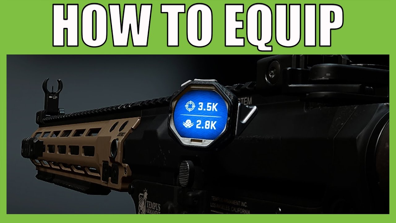 How To Find And Equip Gun Screens In Call Of Duty MW2