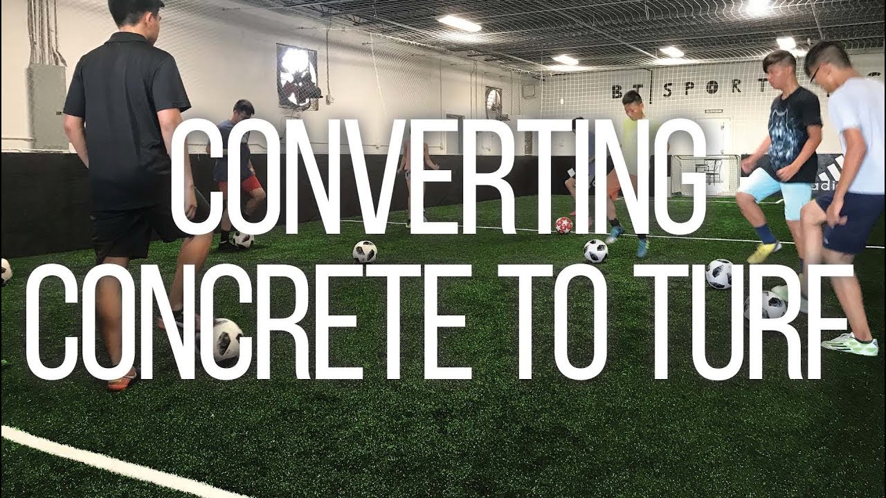 Converting Concrete to Turf - Fast and Easy