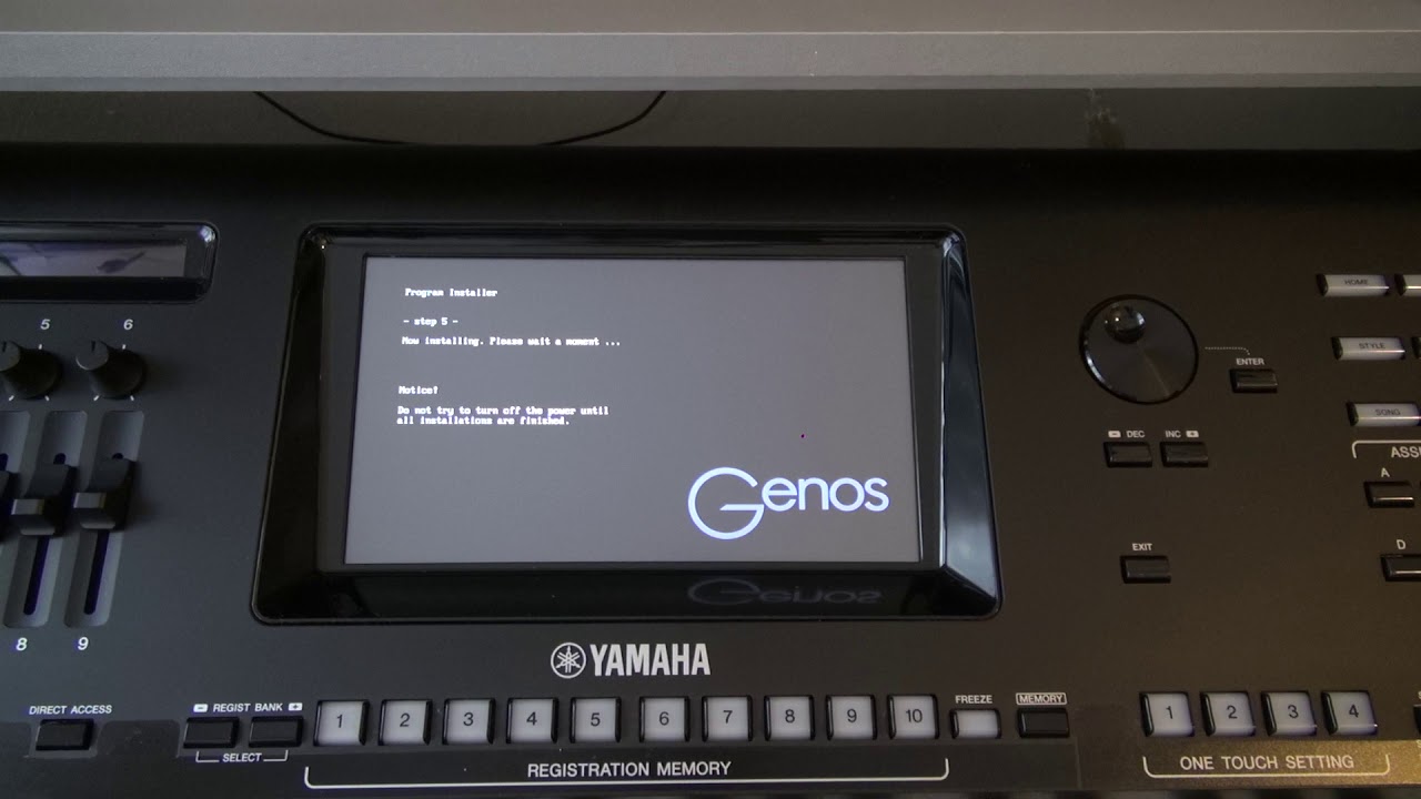 Genos Firmware Upgrade Process - V 2.0 to  V2.1
