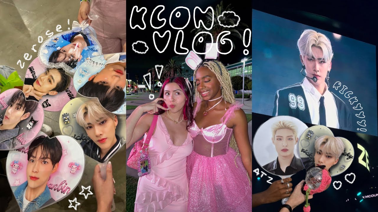 KCON LA 2023 VLOG PT.2 ˖⁺‧₊˚♡˚