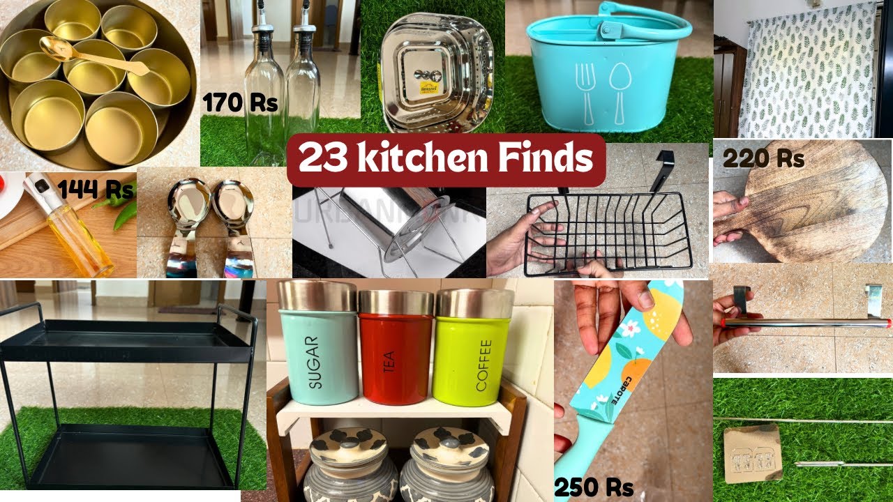 Things I bought for my Kitchen✨| Huge Kitchen products Haul📦