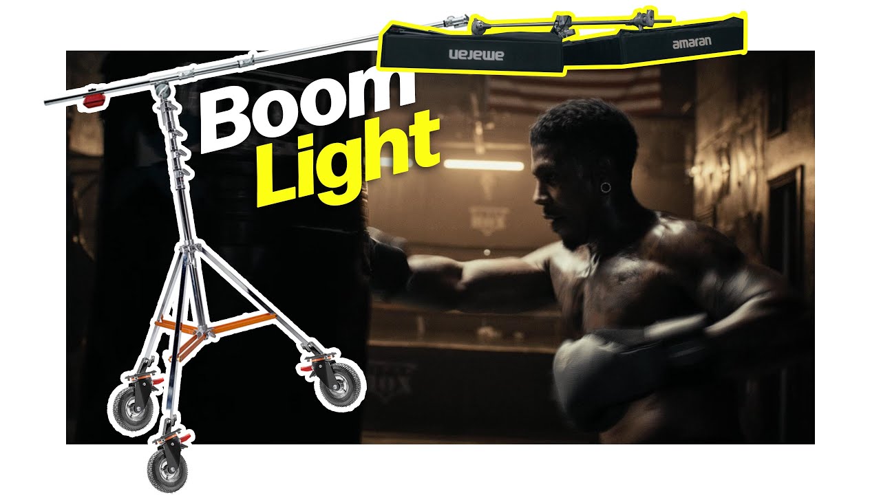 My Boom Light Setup | amaran F22c