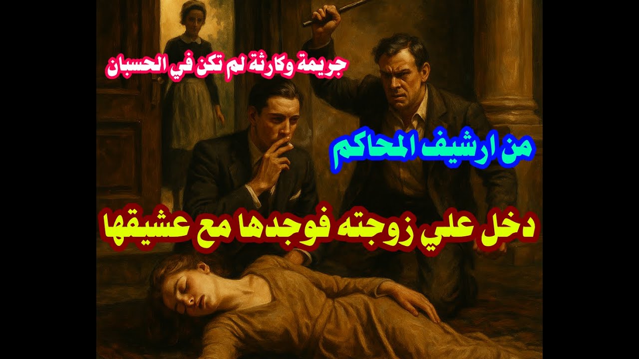 من ارشيف المحاكم دخل علي زوجته فوجدها مع عشيقها وحدثت الكارثة والجريمة