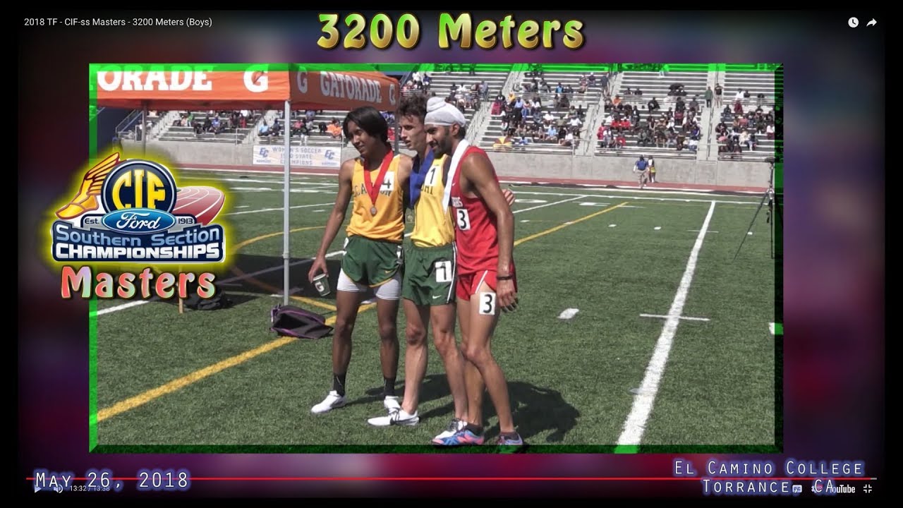 2018 TF - CIF-ss Masters - 3200 Meters (Boys)