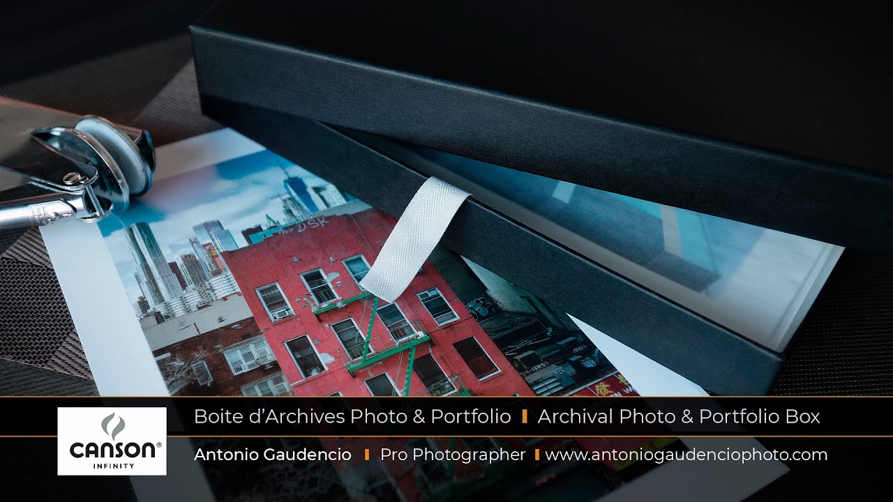MATERIEL - Présentation BOÎTES ARCHIVES PHOTO A4 ET A3+ - CANSON INFINITY