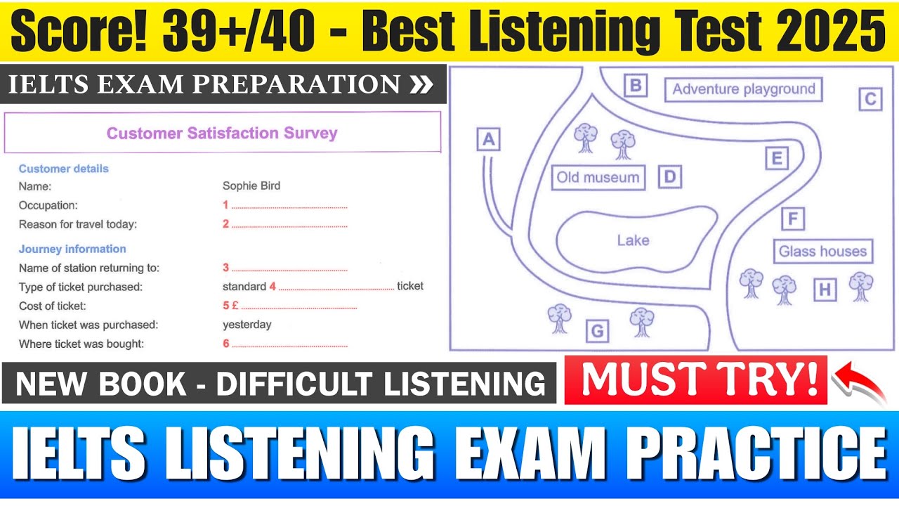 Customer Satisfaction Survey | IELTS Listening Test 4 | Way to Crack IELTS