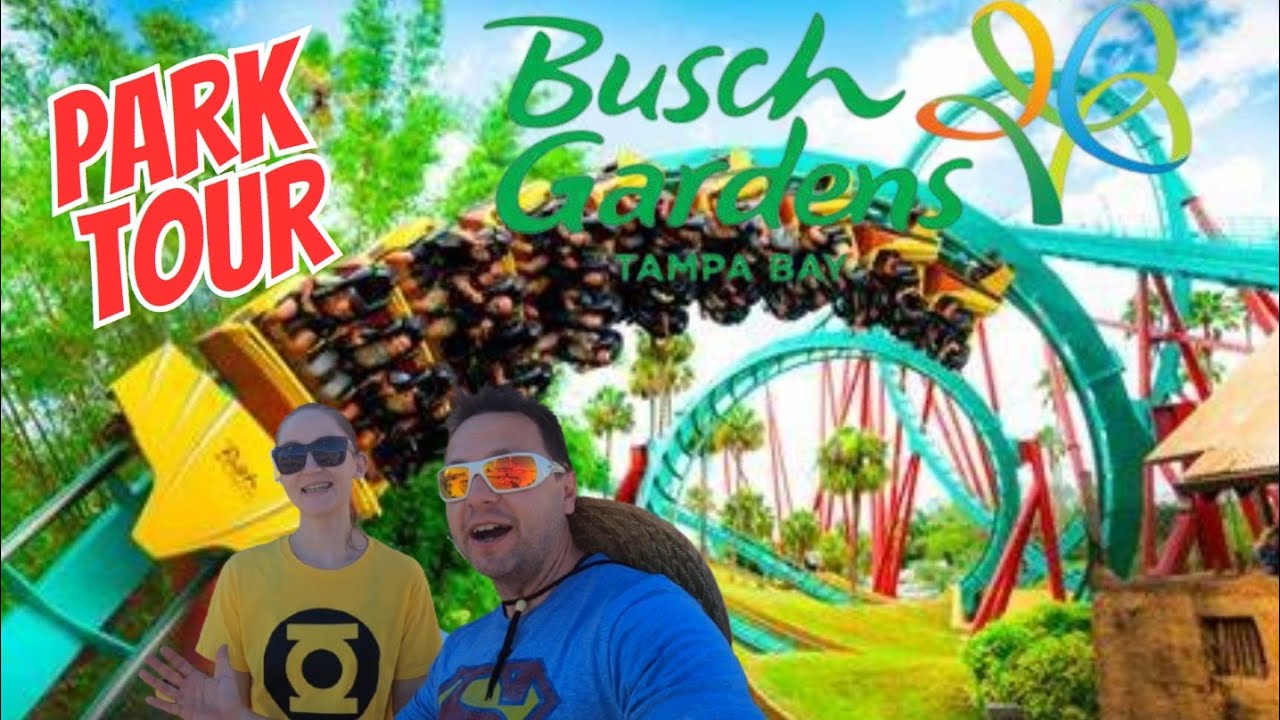 Экскурсия по парку Busch Gardens: полный обзор всех аттракционов и американских горок в Тампе-Бэй...