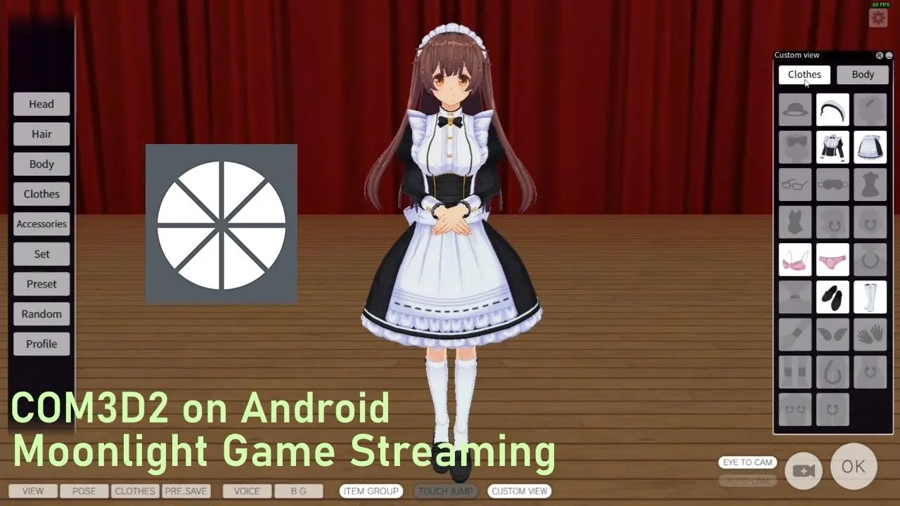 CUSTOM ORDER MAID 3D2 (COM3D2) on Moonlight Android