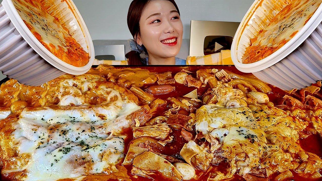 ASMR 오랜만에 마라수혈 마라떡볶이 2통 리얼먹방 :) Malatang tteokbokki Spicy🔥(stir-fried rice cake MUKBANG