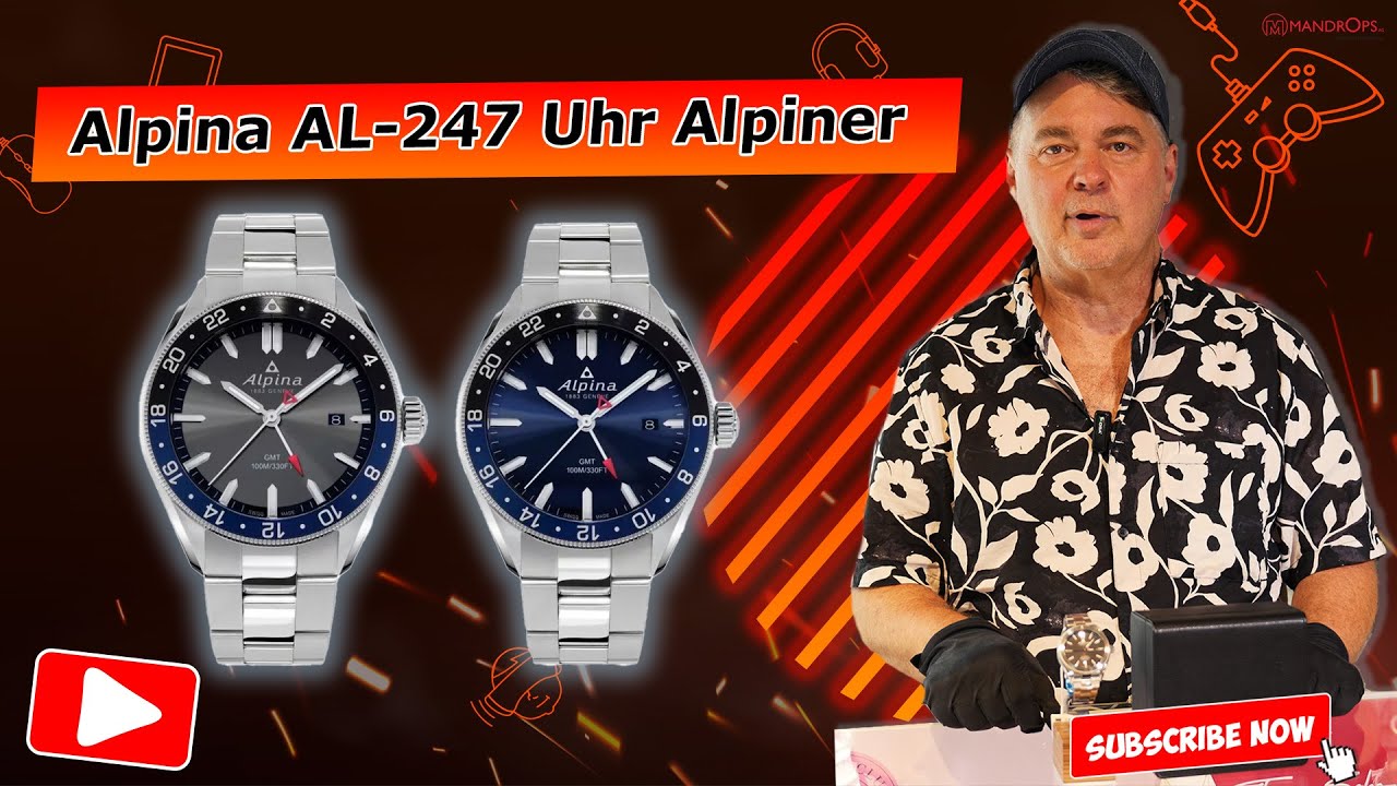 Alpina AL-247NB4E6B | Unboxing | Mandrops AG #mandrops #alpina #alpinawatches #watches