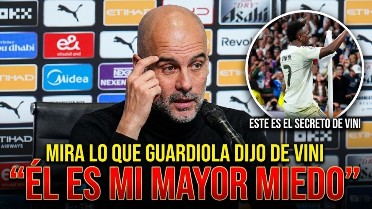🚨¡EITA! ¡MIRA LO QUE DIJO PEP GUARDIOLA DE VINÍCIUS JÚNIOR! NOTICIAS DEL REAL MADRID HOY