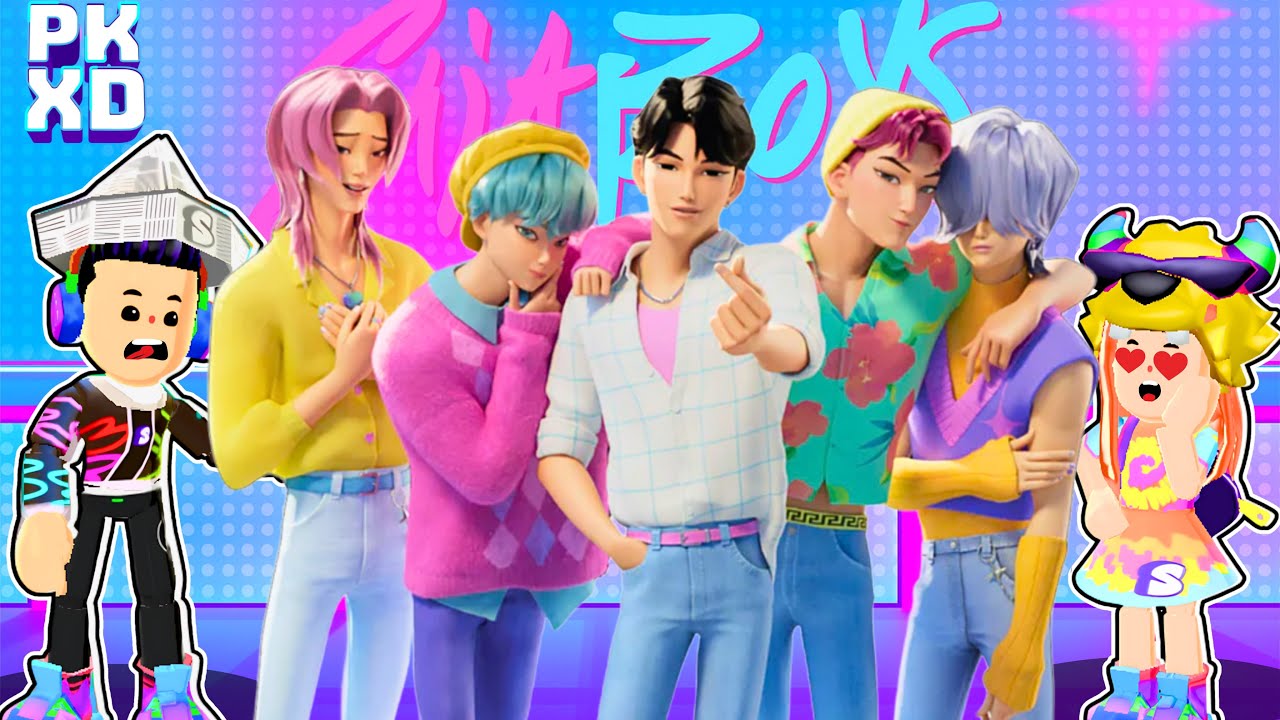 OS SAJA BOYS na ESCOLA ! - FILME AS GUERREIRAS DO K-POP no PK XD