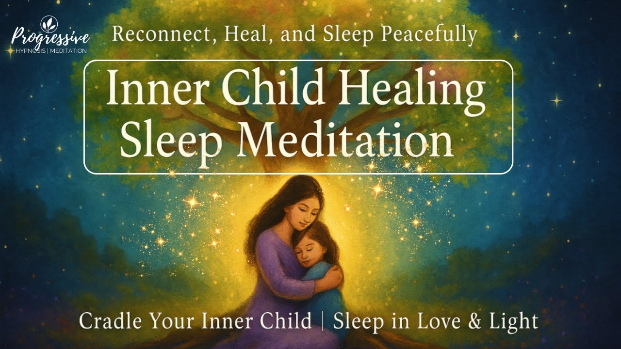 Sleep Meditation - Inner Child Healing, Cradle your Inner Child, Sleep in Love Tonight