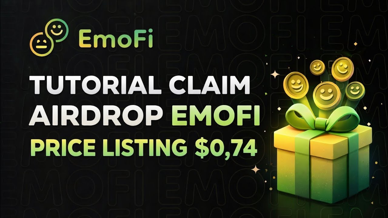 TUTORIAL CLAIM AIRDROP EMOFI || PRICE LISTING $0,74