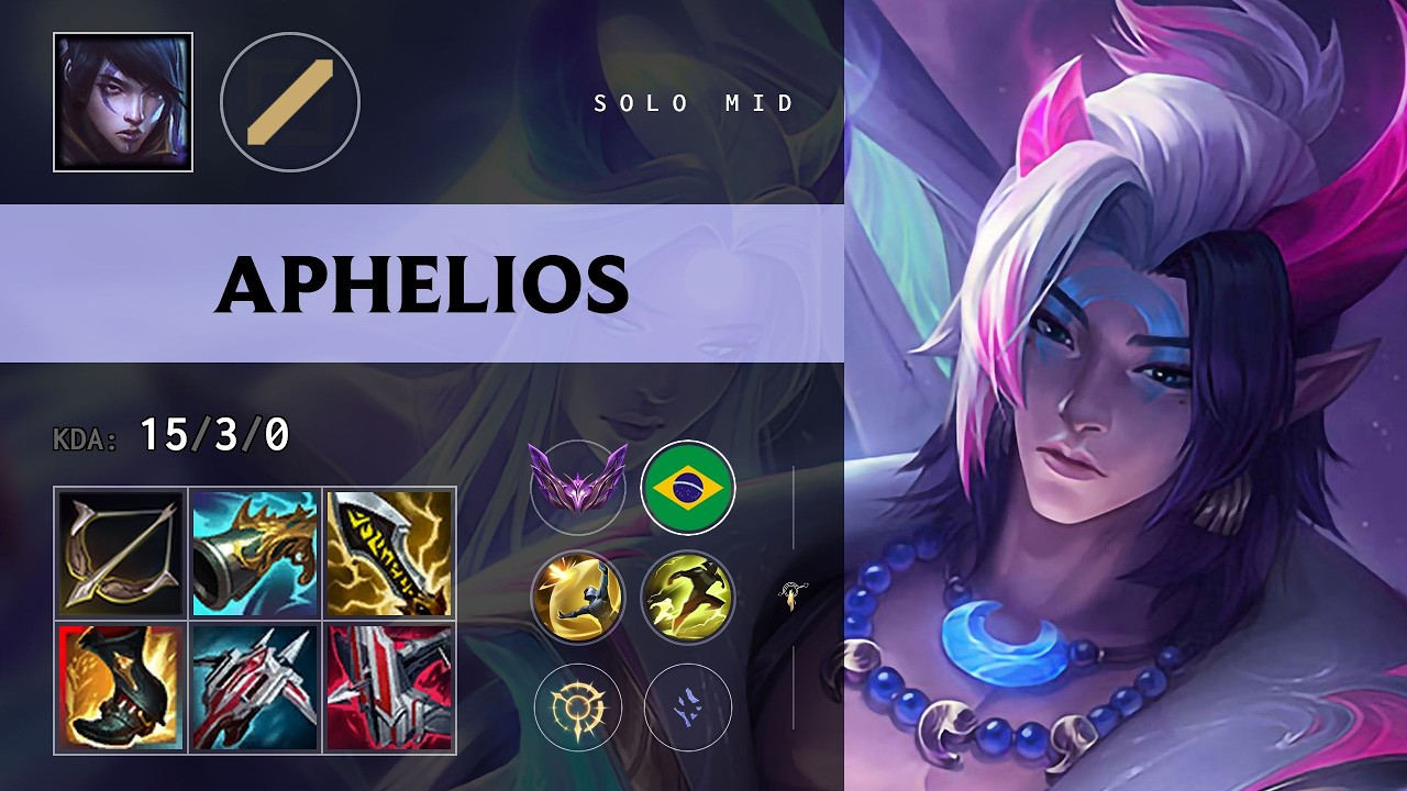 Aphelios Mid vs Kassadin - BR Master Patch 26.14