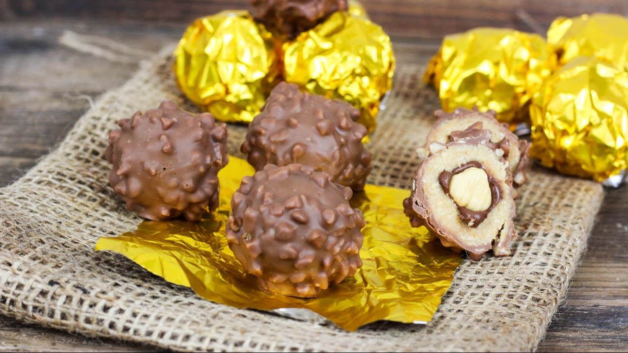 Rocher selber machen - Hausgemachte Rocher Pralinen Rezept