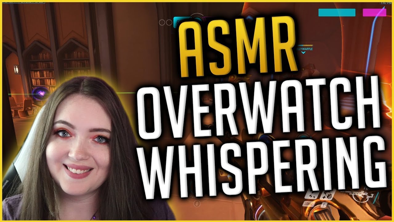 ASMR Overwatch Whispering, Keyboard, and Mouse Sounds | Ana Gameplay