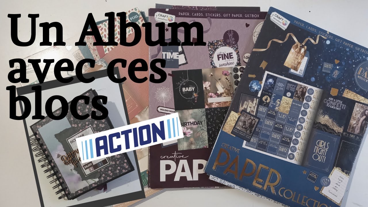 Mini Album avec ces blocs action