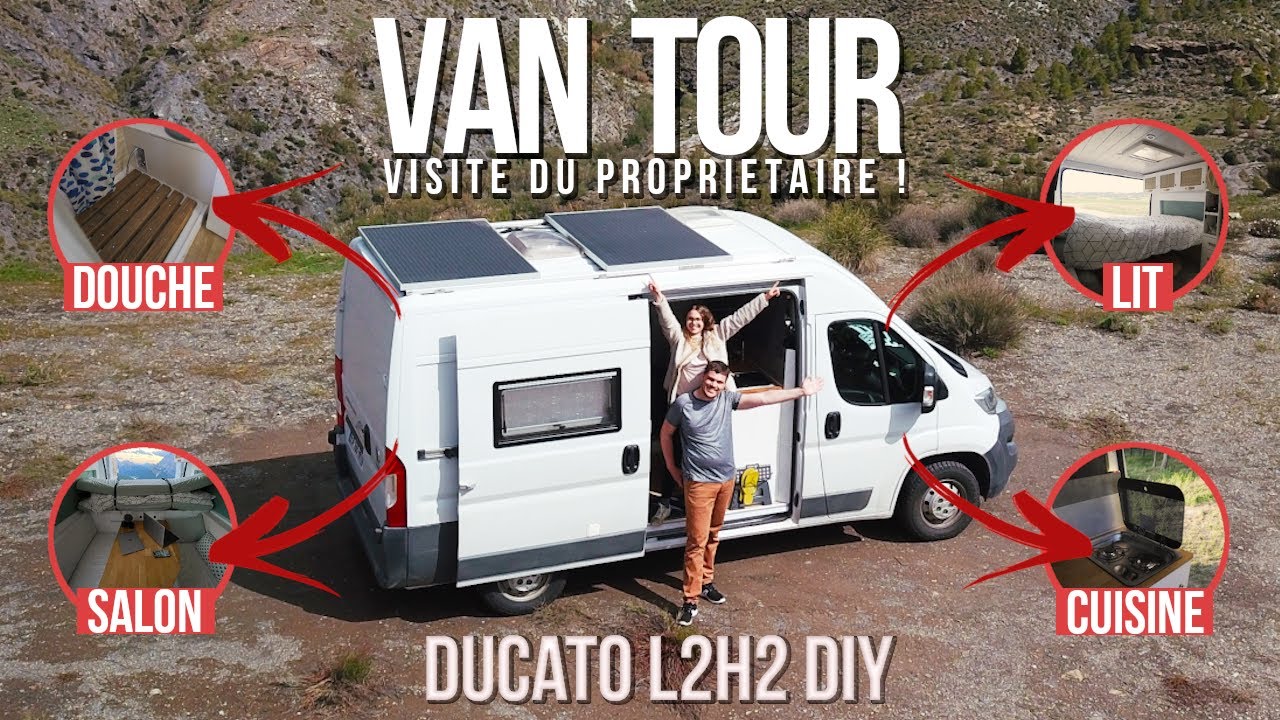 VAN TOUR de notre FIAT DUCATO L2H2 🚐 VASP 5* avec une VRAIE DOUCHE !