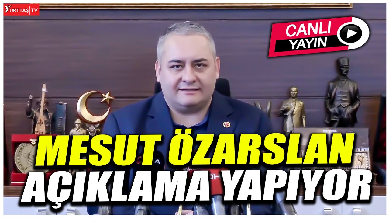CHP'den istifa eden Keçiören Belediye Başkanı Mesut Özarslan açıklama yapıyor