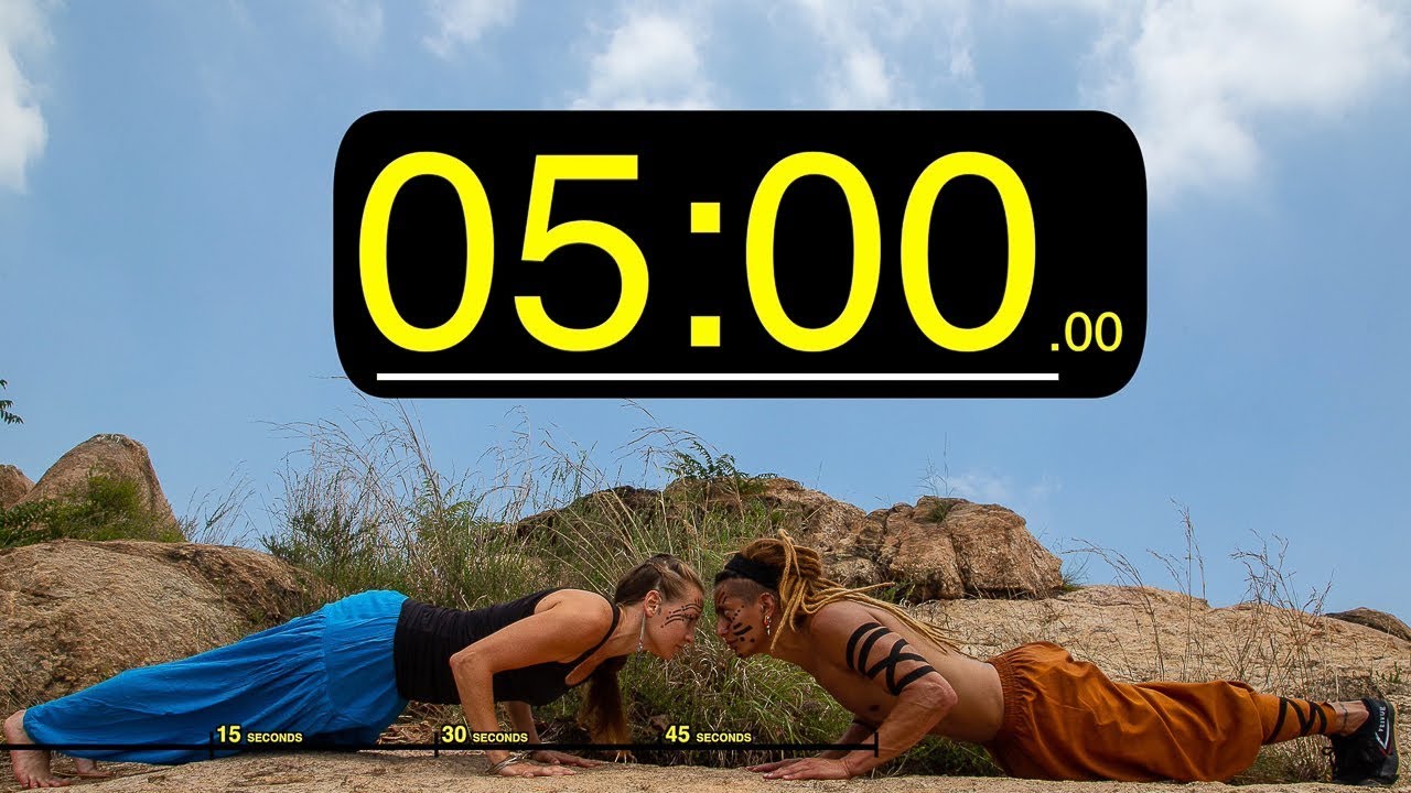 5 Minutes WORKOUT Timer With MUSIC | 5 Min Countdown