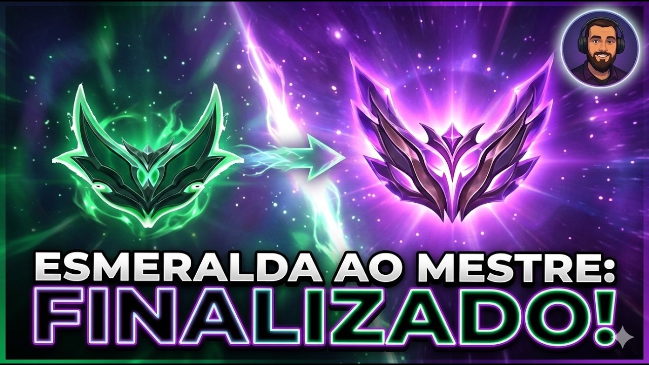Como saí do Esmeralda e Peguei Mestre? Dicas e Gameplay - Do Esmeralda ao Mestre FINAL - NecklaceLoL