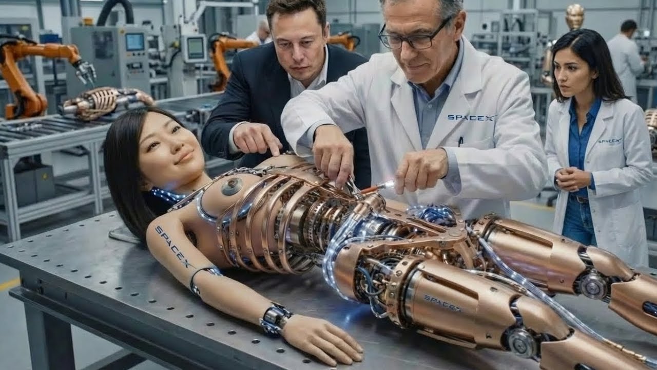Inside Tesla’s Secret Optimus Robot Factory: From Metal Frame to AI-Powered Humanoid (Full  Process)