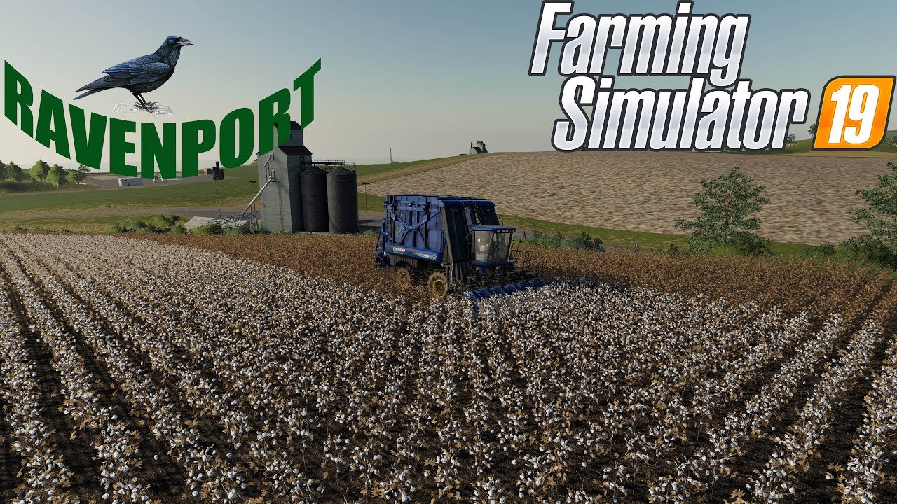 Ravenport Ep 61     Farming Simulator 19     Cotton harvesting time