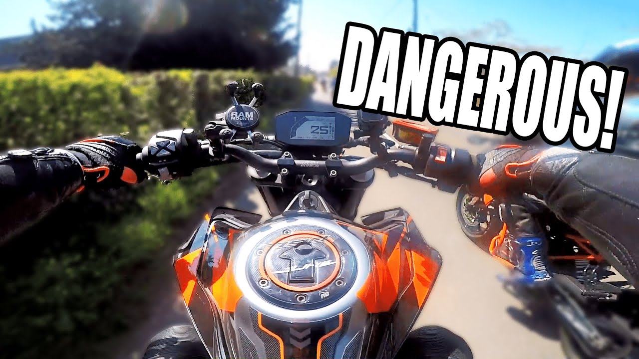 TRACK MODE IS DANGEROUS ! | KTM DUKE 790