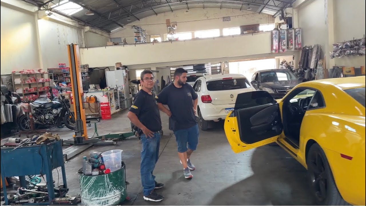 O Camaro ficou Pronto apos a ENCHENTE no motor 