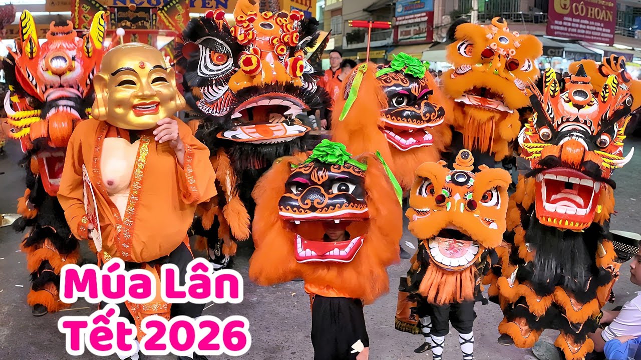Full Show Chánh Nghĩa Đường múa lân đêm giao thừa tết 2026/Mùa lân tết 2026