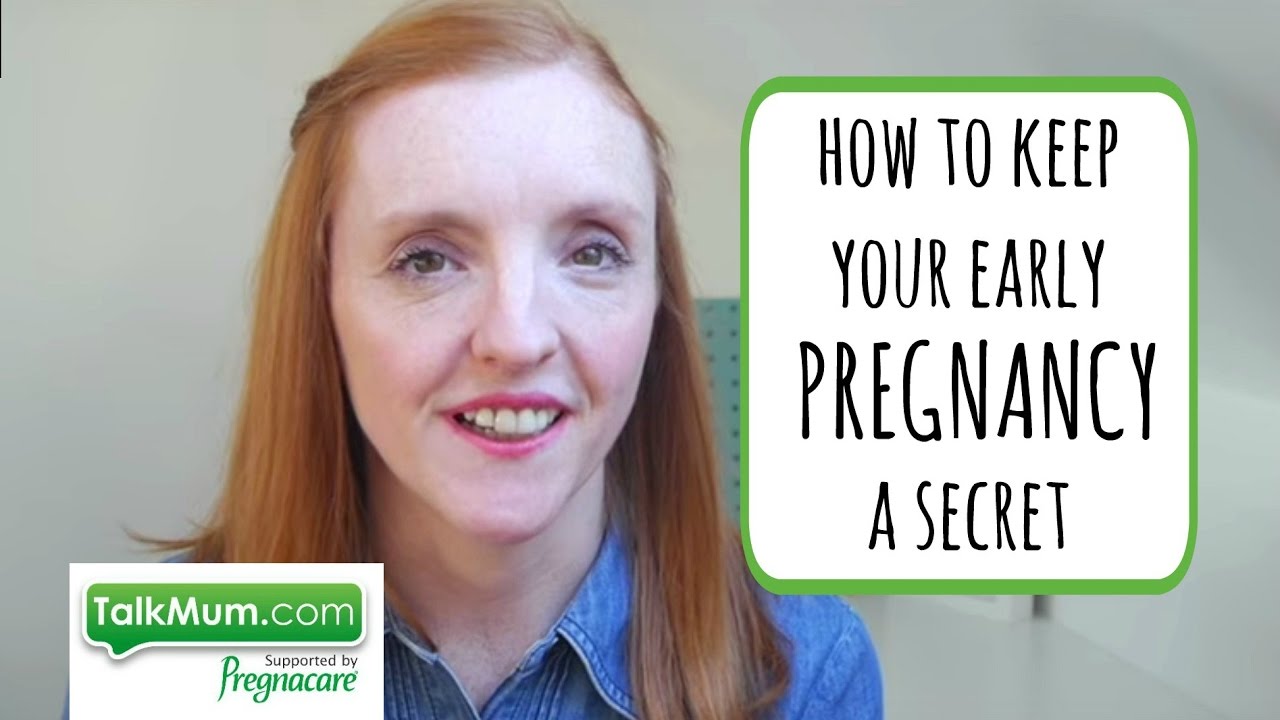 Top Tips For Keeping Your Pregnancy Secret By TalkMum