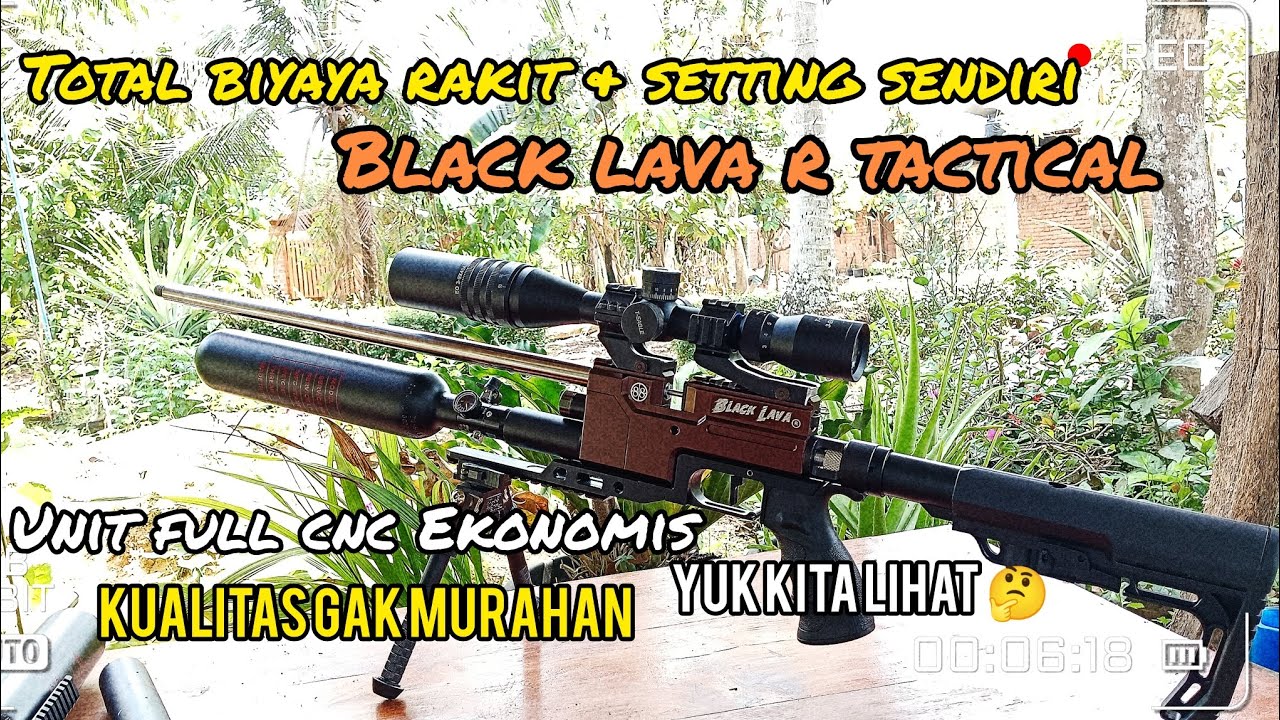 TOTAL BIYAYA RAKIT SENDIRI UNIT BLACK LAVA TACTICAL dari 0 sampai jadi