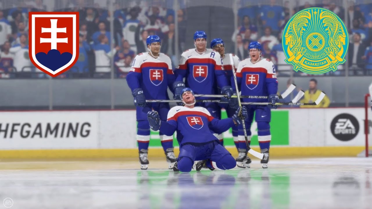NHL 24 - MS 2025 do 20 rokov Slovensko vs Kazachstan