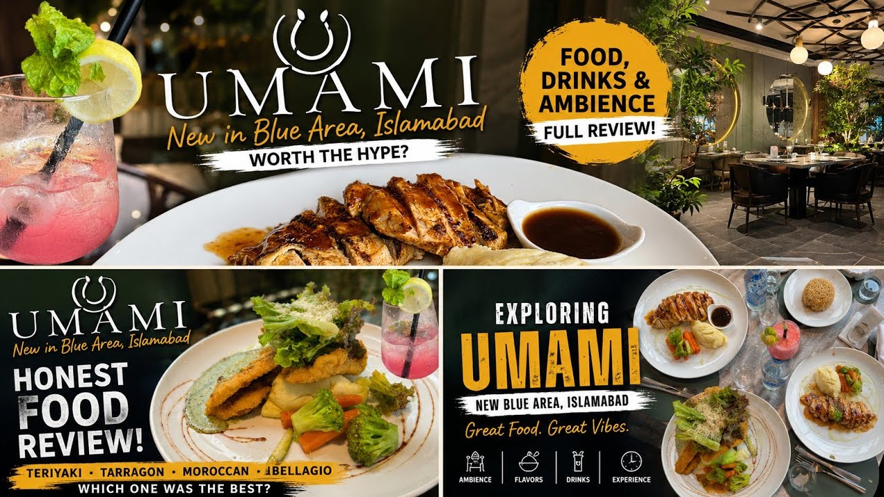 UMAMI Islamabad Review | Best New Restaurant in Blue Area? | Honest Food Review 2026