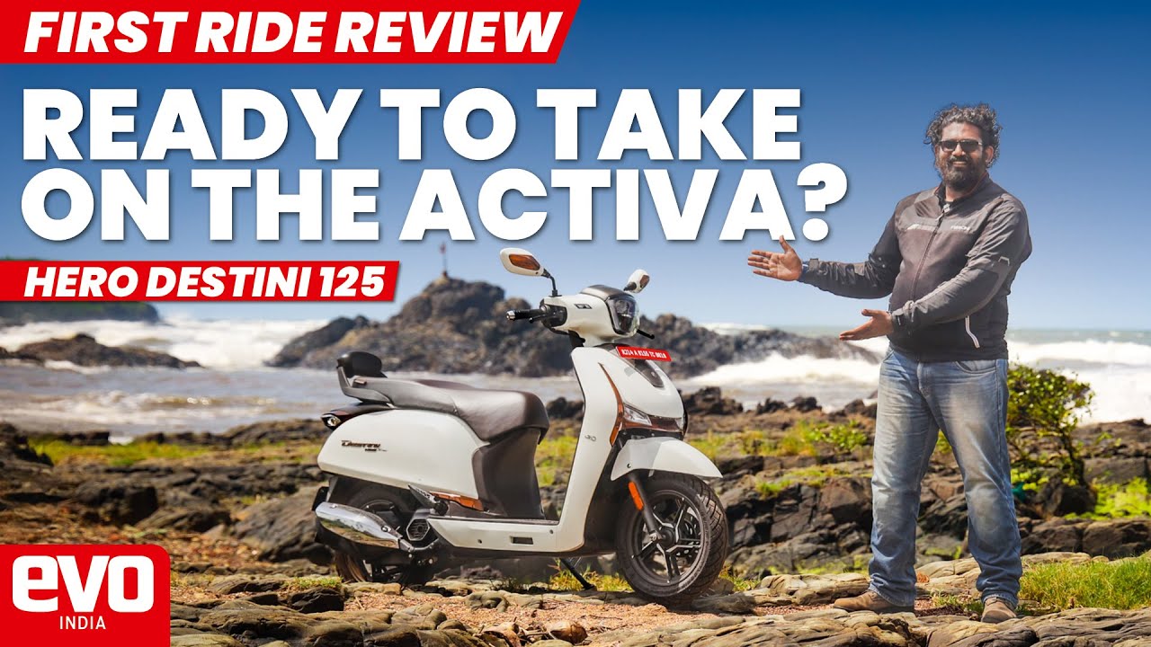 Hero's rival to the Honda Activa - Hero Destini 125 | First Ride Review | @Evoindia