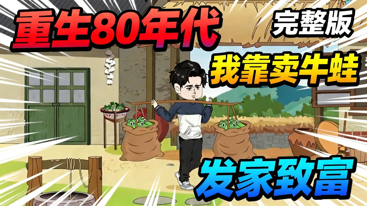【一口气看完】前世做了村花的接盘侠，导致父母双双离世，重回80年代，这一世，全村闹饥荒，家家饿的啃树皮，而我靠着抓牛蛙，成了全村的大户人家。#夜一漫谈 #重生80我靠牛蛙致富