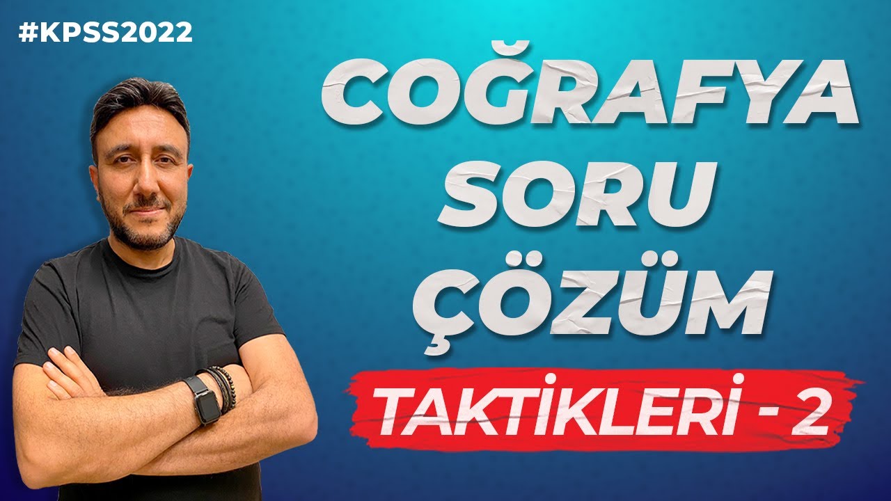 Coğrafya Soru Çözüm Taktikleri - 2🎯 Mehmet Eğit #kpss2022 #kpsscografya