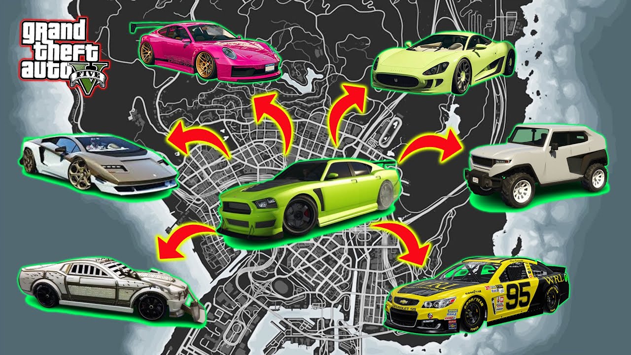 GTA 5 - All Rare Vehicle Locations in Story Mode (Hidden Super Cars!)