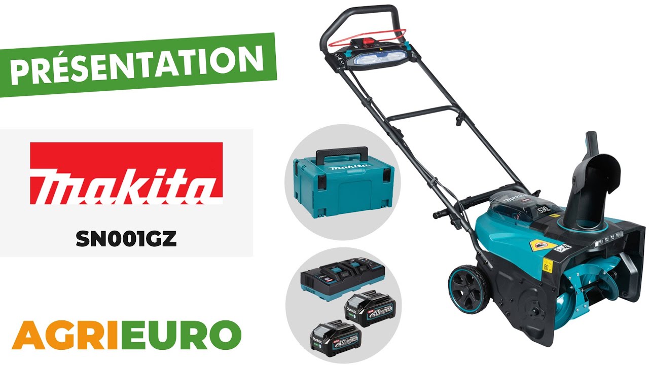Makita SN001GZ - Fraise à neige à batterie - Présentation