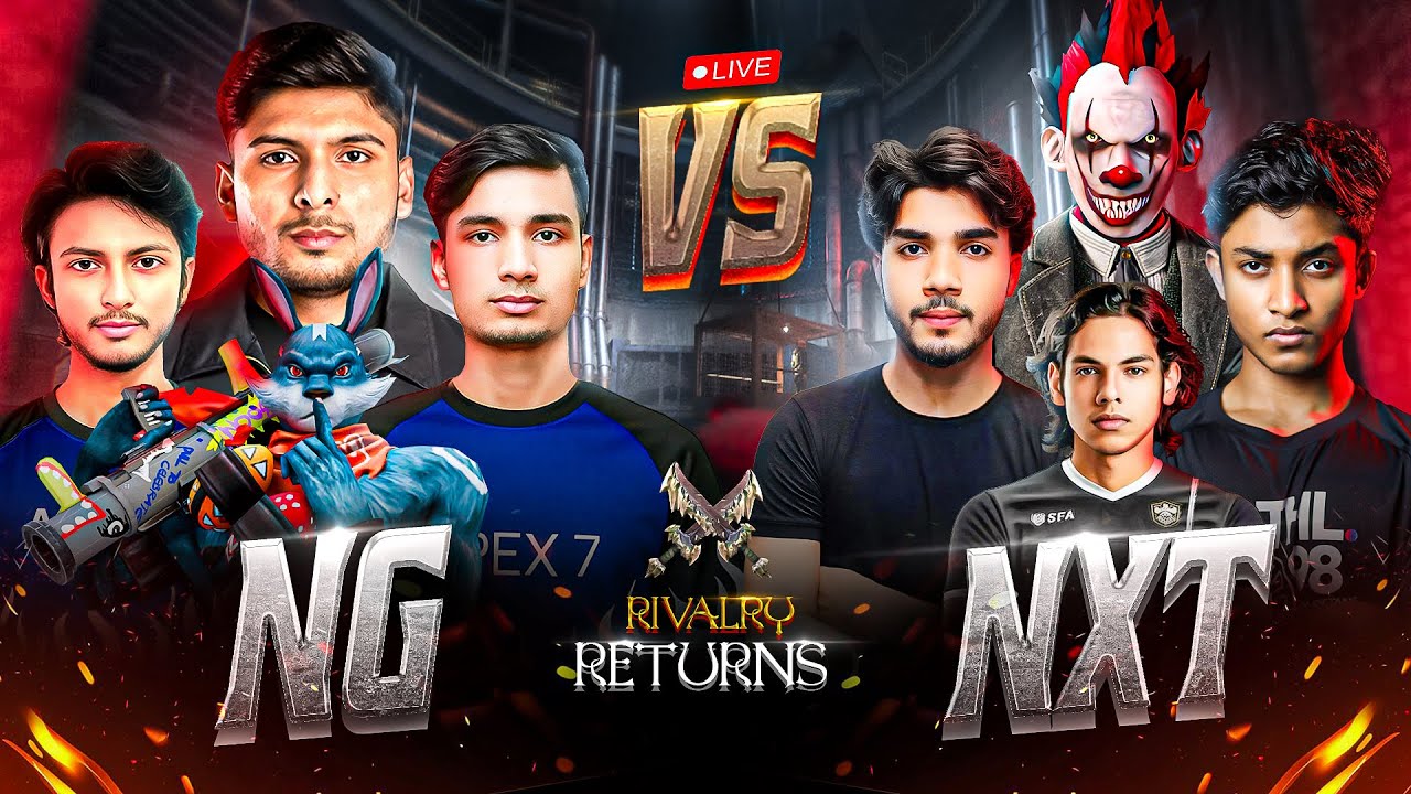 NG vs NXT 😨🔥 RIVALRY RETURNS 💀 || FT- SMOOTH, CLASSY, BADAL, BROLY, VILLAN, ARI, AYN #nonstopgaming