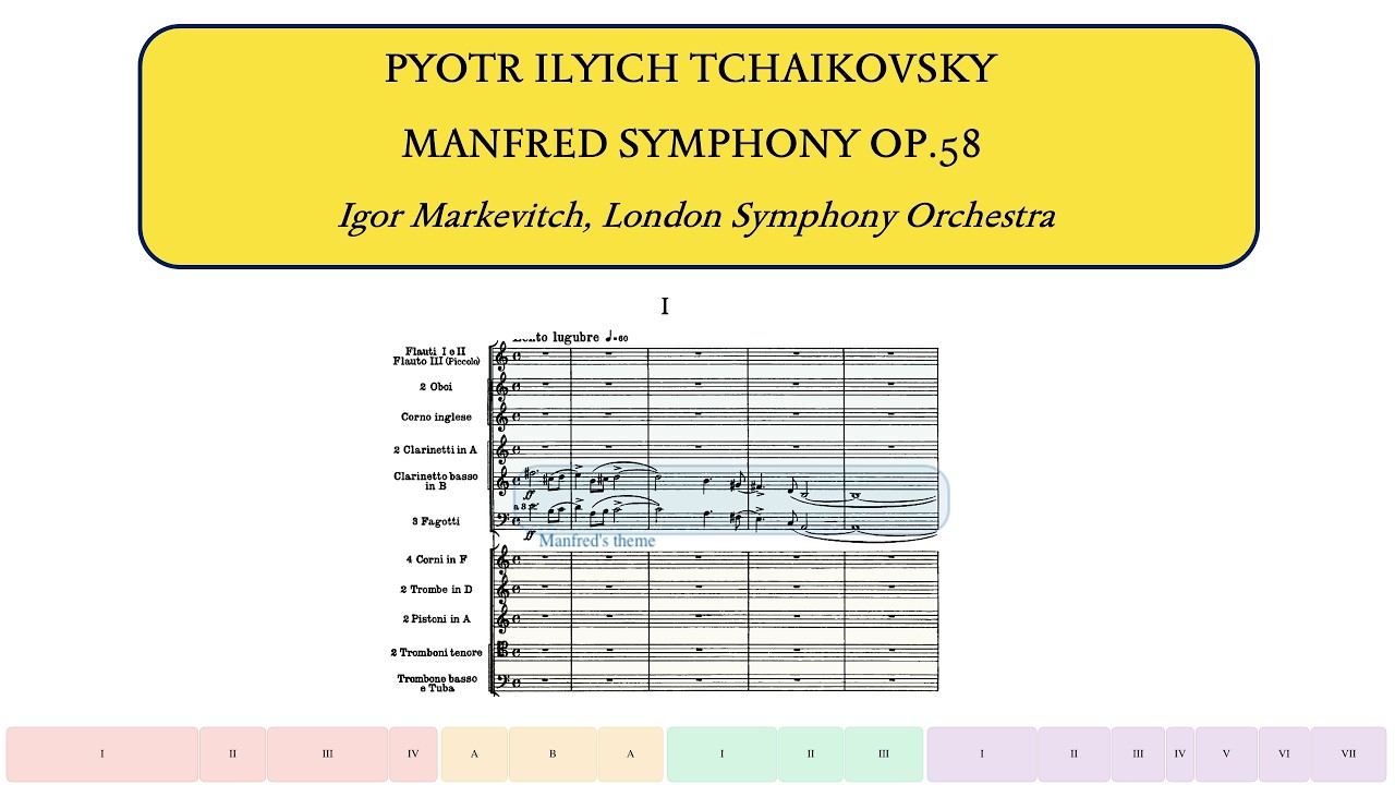 Tchaikovsky, Manfred Symphony, Op.58 (Igor Markevitch, London Symphony Orchestra)