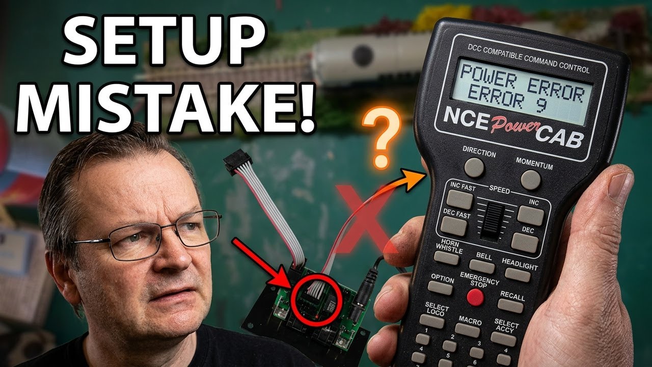 Избегайте этой простой ошибки при настройке NCE PowerCab