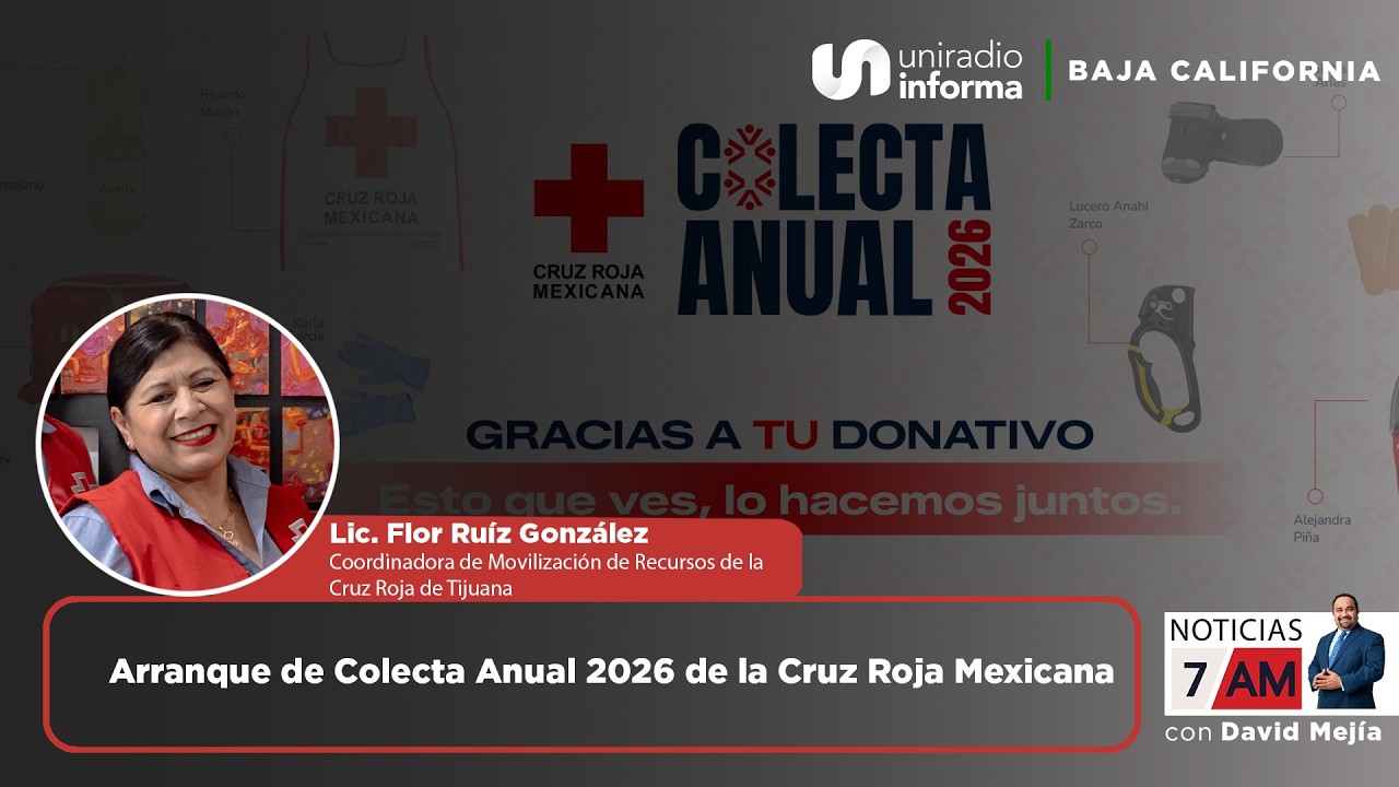 Arranque de Colecta Anual 2026 de la Cruz Roja Mexicana